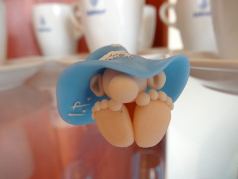 Fimo – skřítek “sněhová vločka”