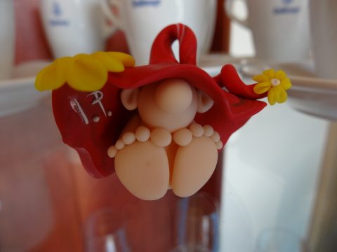 Fimo skřítek – “jarní”