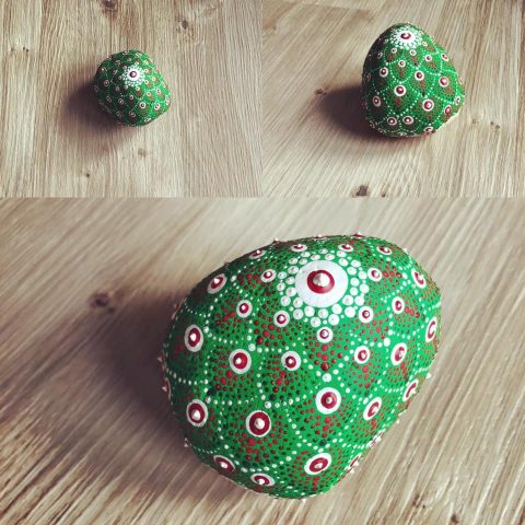 Kámen “GREEN”…. mandala na pískovci
