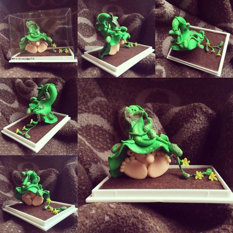 SKŘÍTEK “OKURKA” -fimo