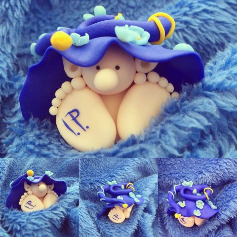 SKŘÍTEK “pomněnka” – fimo
