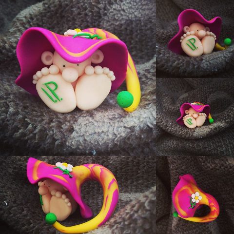 SKŘÍTEK “tulipán” – fimo