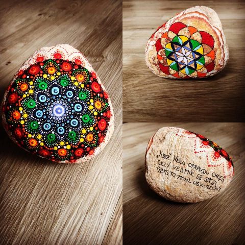 Kámen “ZAČÁTEK”….. mandala na pískovci